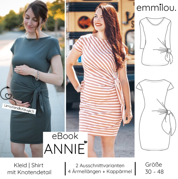 eBook "Annie" Größe 30-48 Schnittmuster & Nähanleitung